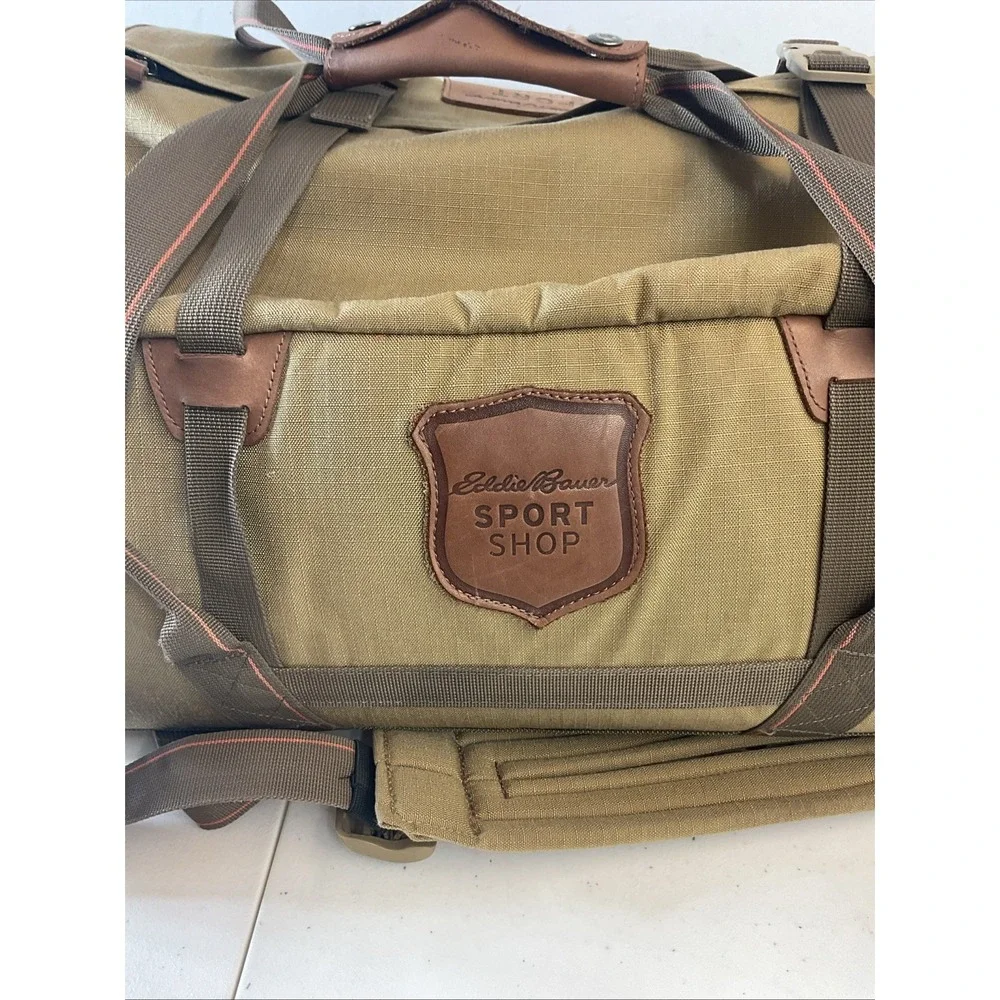 Eddie Bauer Sport Shop Duffle Weekender XL Bag Work Bag‎ Travel Bag ripstop
